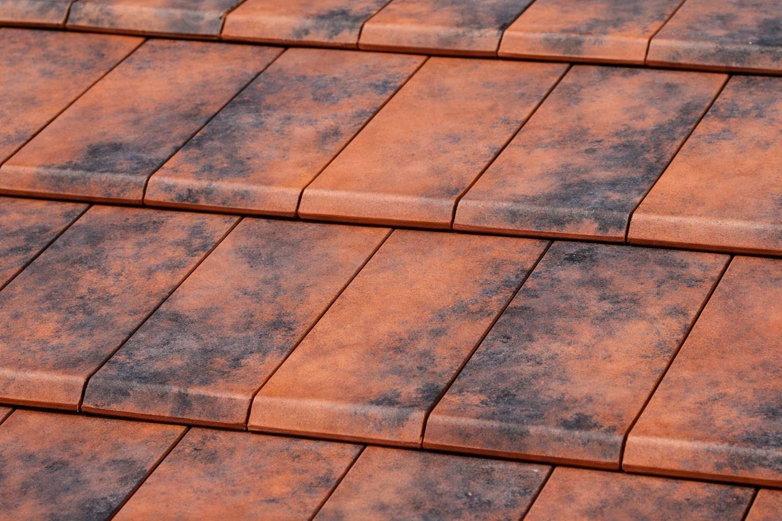 Плоская керамическая черепица для современных домов